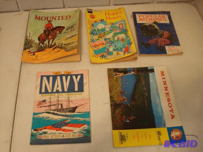 lot 158 image: Lot Of Vintage Coloring Books And Magazines....