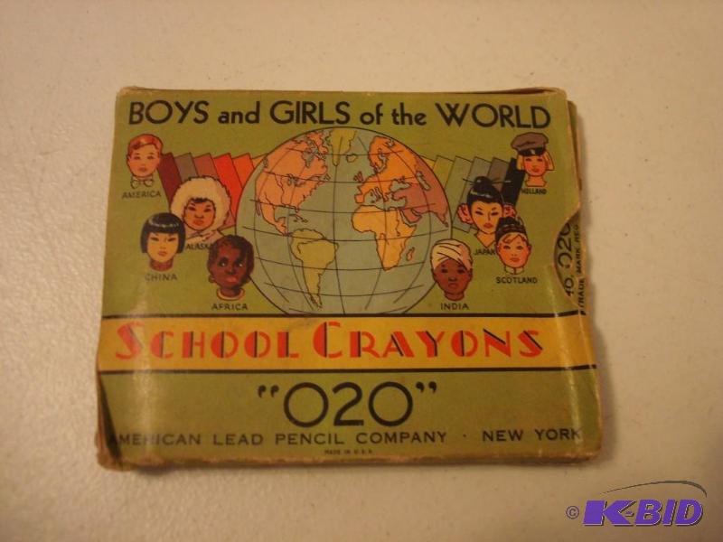 lot 16 image: Vintage Box Of Crayons&nbsp1950s&nbspFelix...
