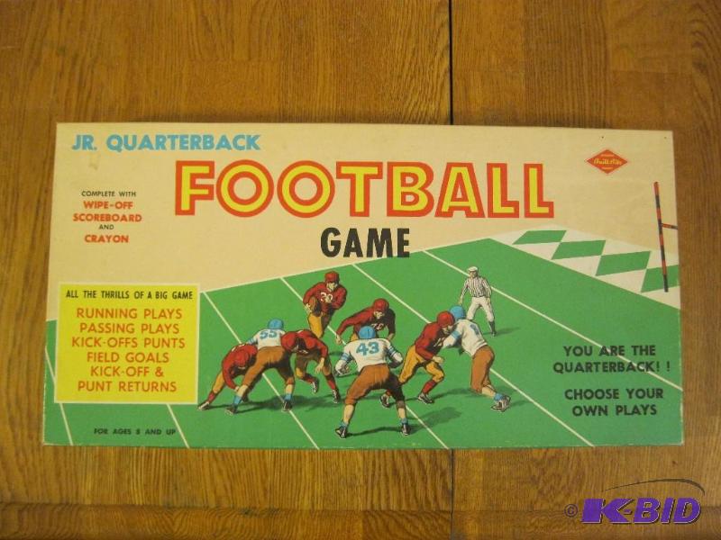 lot 164 image: Vintage 1960s Jr Quarterback Board Game. Som...