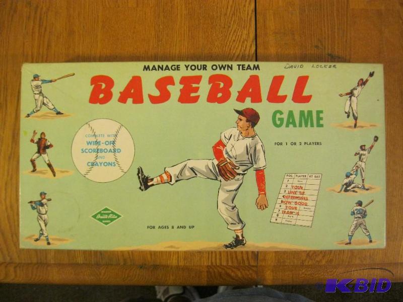 lot 165 image: Vintage 1960s Manage Your Own Team Baseball ...