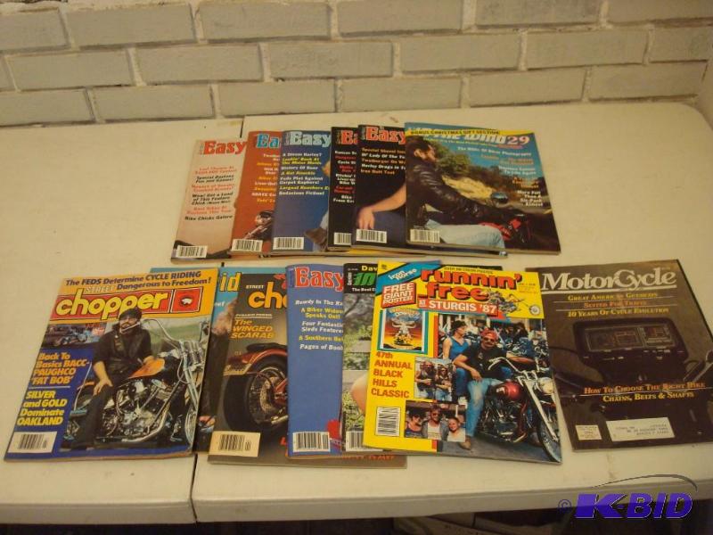 lot 182 image: Lot Of Biker Magazines...