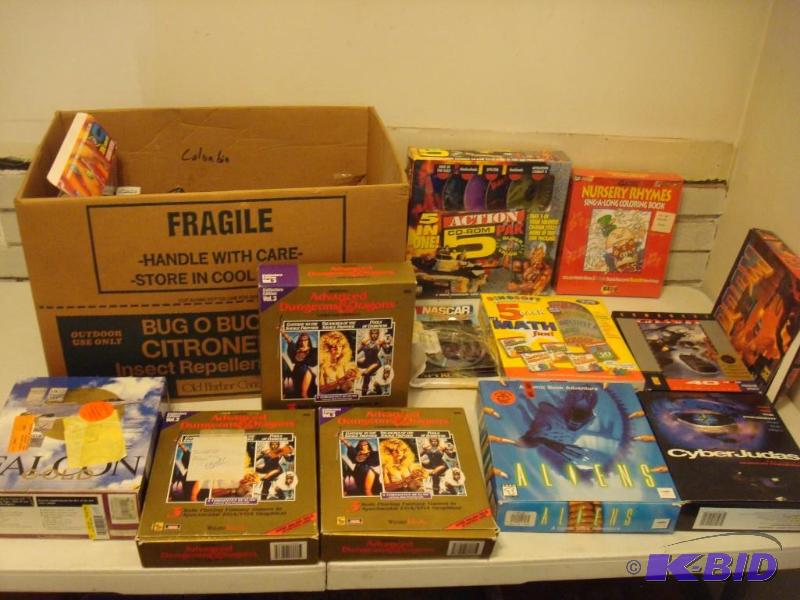 lot 184 image: Lot Of CD rom Items, Some New, Has D n D...