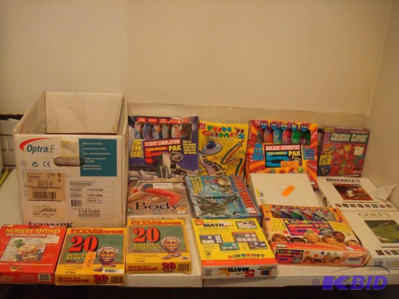 lot 185 image: Lot Of CD Roms, Some New ...