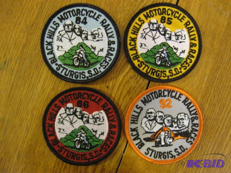 lot 191 image: Lot Of Vintage Sturgis Rally Patches...