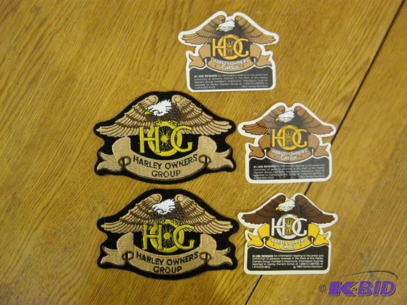 lot 192 image: Lot of Harley Davidson Hog Items...