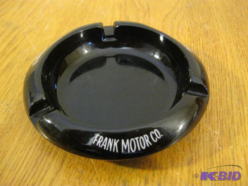 lot 21 image: Vintage Frank Motor Co. Ashtray. Deep Purple ...