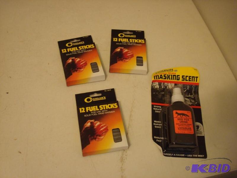 lot 236 image: Lot Of Fuel Sticks And Fox Urine...