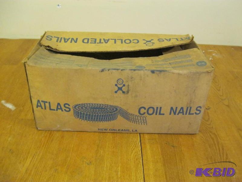 lot 241 image: Box Of Coil Nails...