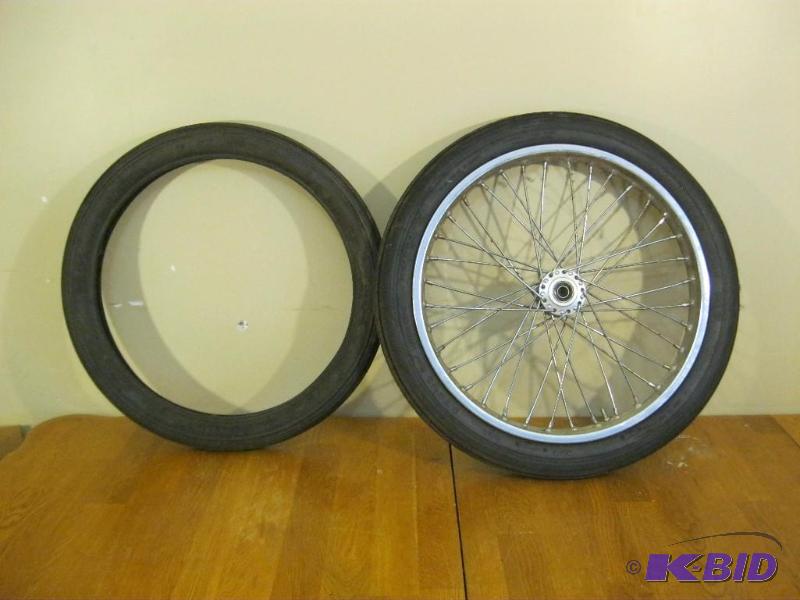 lot 243 image: Motorcycle Rim And Tire...