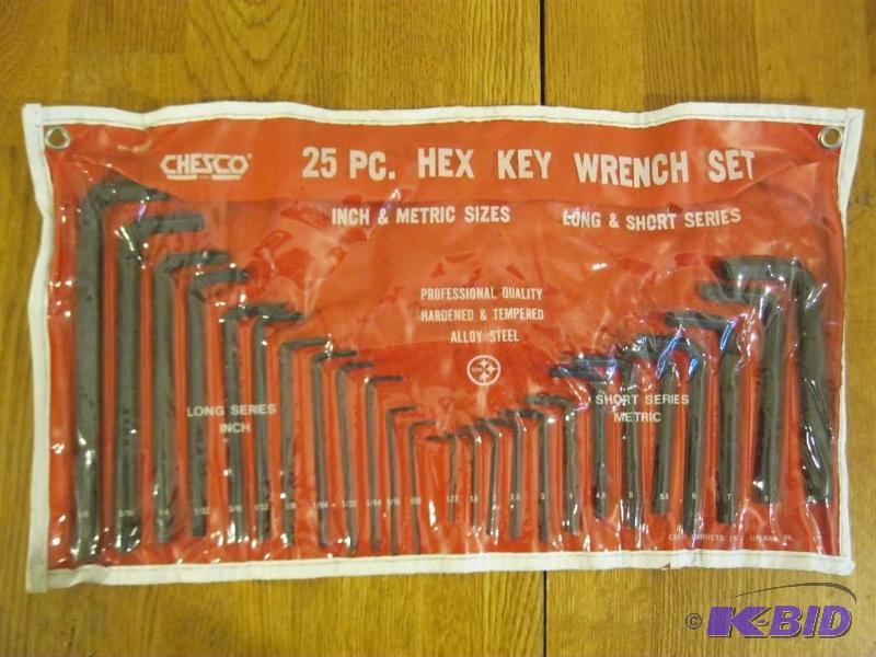 lot 245 image: Hex Key Wrench Set...