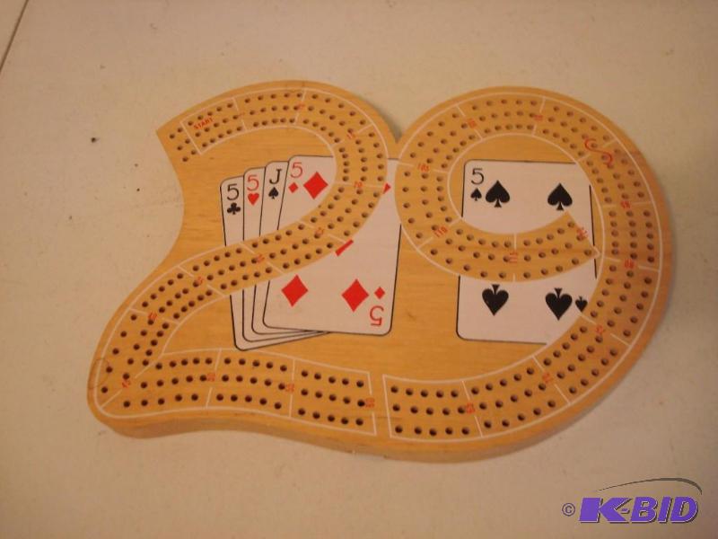 lot 260 image: Vintage 29 Cribbage Board...