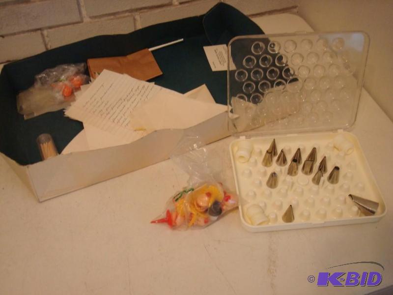 lot 274 image: Lot Of Frosting Tips, Other Items...