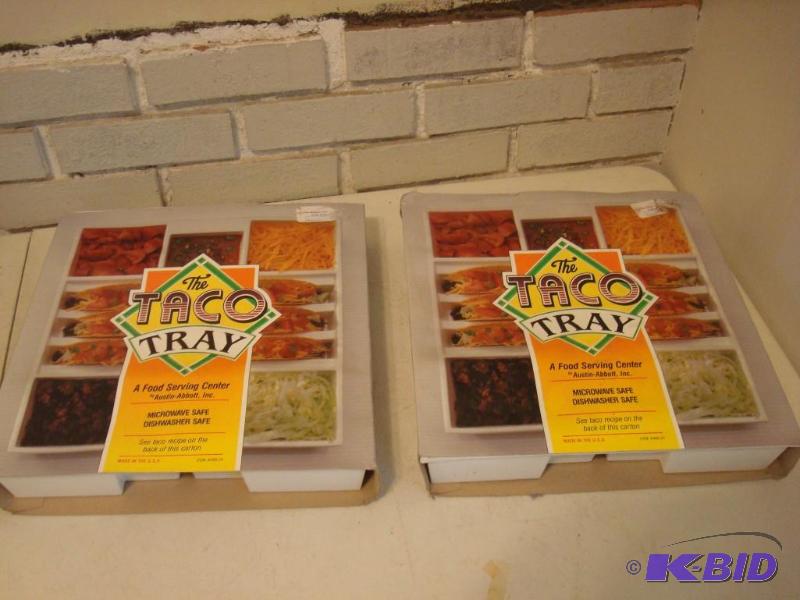 lot 275 image: Pair Of New Taco Trays...