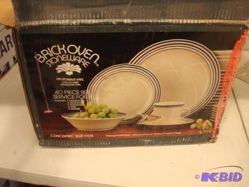 lot 290 image: Lot Of Stoneware Plate Dishes...