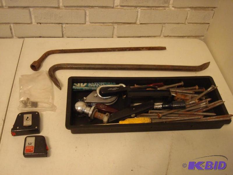 lot 291 image: Lot Of Tools And Big Nails...