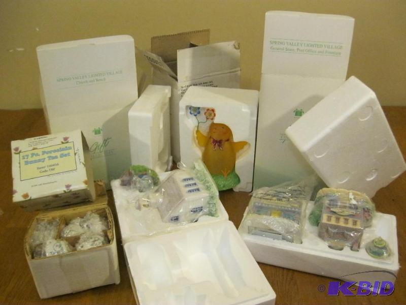 lot 312 image: Lot Of New Decor Figurines...