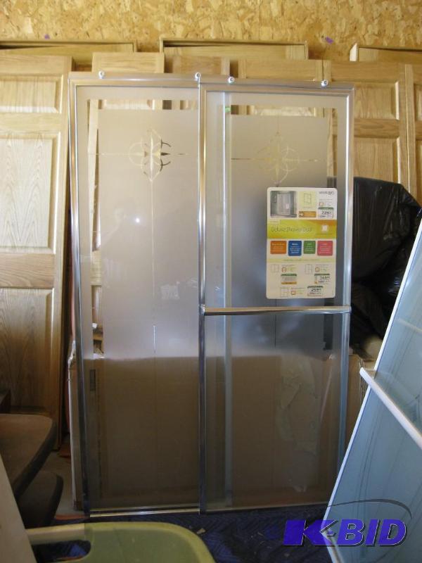 lot 315 image: New ShowerBath Door. No RailsHardware. Reta...