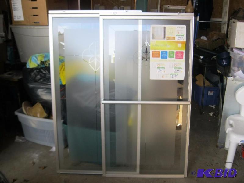 lot 323 image: New ShowerBath Door. No RailsHardware. Reta...