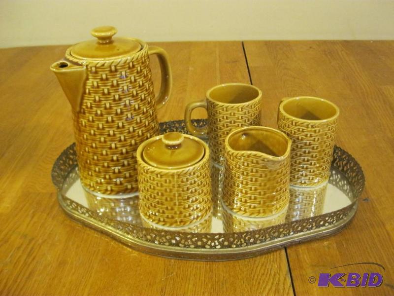 lot 42 image: Vintage Japanese Tea Set And Vintage Mirror T...