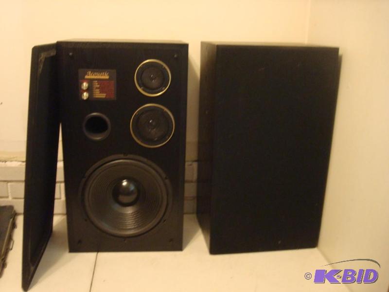lot 68 image: Pair Of Speakers. Untested....
