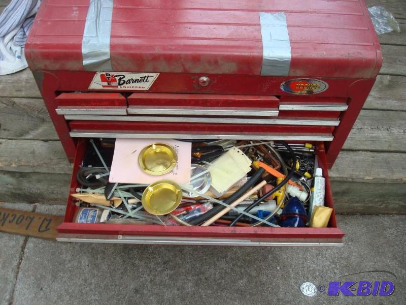 lot 82 image: Large Tool Box With Misc.&nbspTools And Hard...