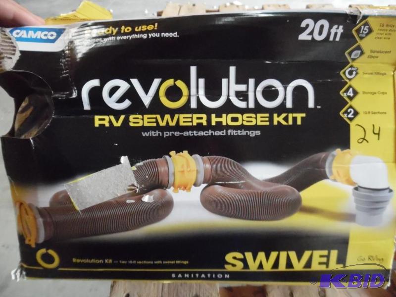 RV sewer hose kit