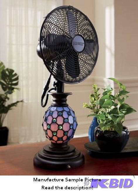 Deco Breeze Table Top Lighted Fan - A fan, a ...