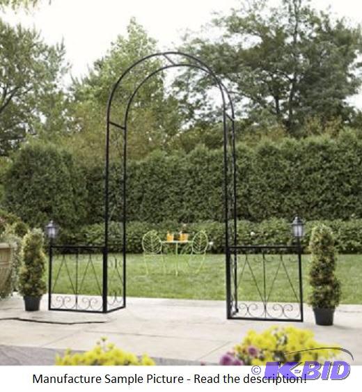 lot 40 image: Weatherfield Solar Garden Arch -&nbspEnter i...