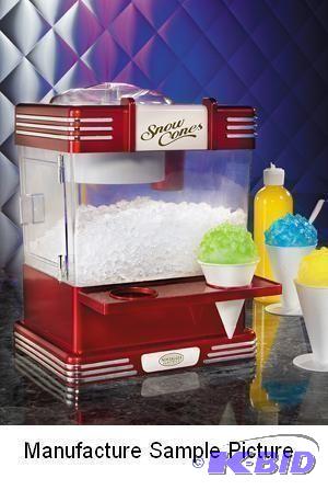 lot 58 image: Nostalgia Electrics 50s Style Snow Cone Make...