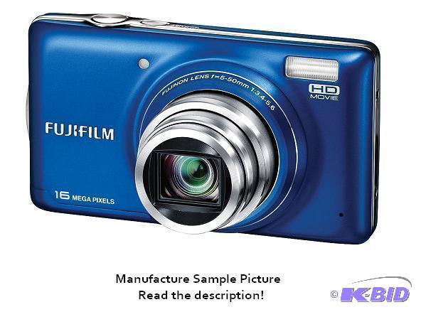 lot 60 image: Fujifilm Finepix Camera - Blue - Model T400 -...