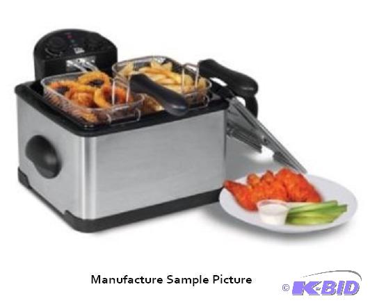 lot 63 image: Elite Deep Fryer - 3 baskets - Model EDF-401T...