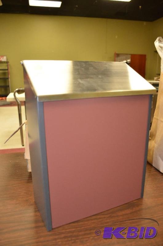 lot 107 image: Stainless steel Box with&nbsplock  ...