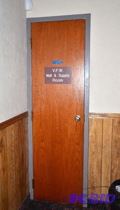 lot 131 image: Wood Door with fame 24&quotx84"...