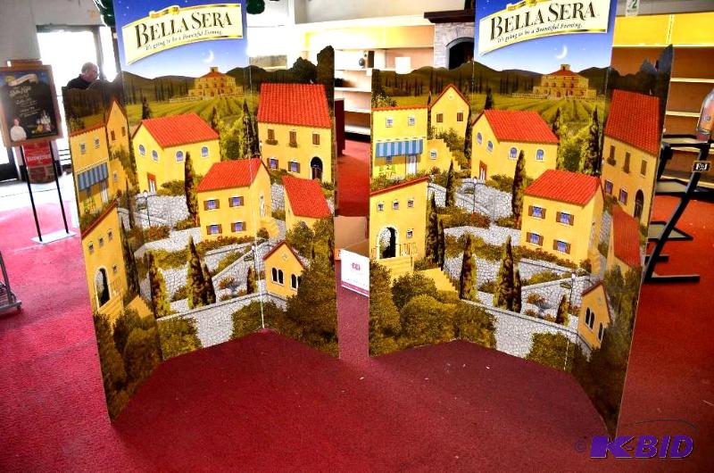 lot 162 image: Bella Sera Advertising Signs. Printed on both...
