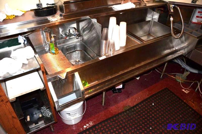 lot 182 image: Sink Station with countertop. measures approx...