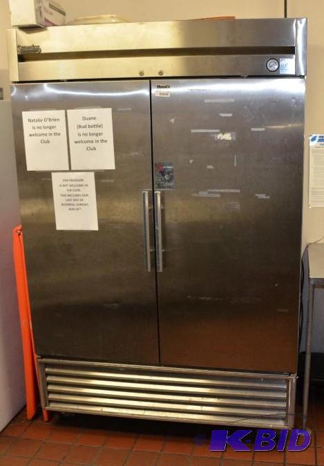 lot 19 image: True model T-49 refrigerator 54&quotw x. 83...