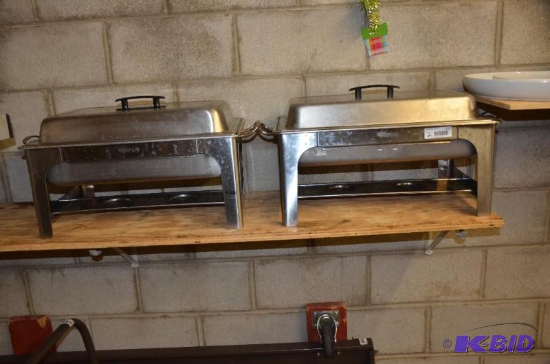 lot 212 image: 2 Tramontina NSF chafing pan food warmers,box...