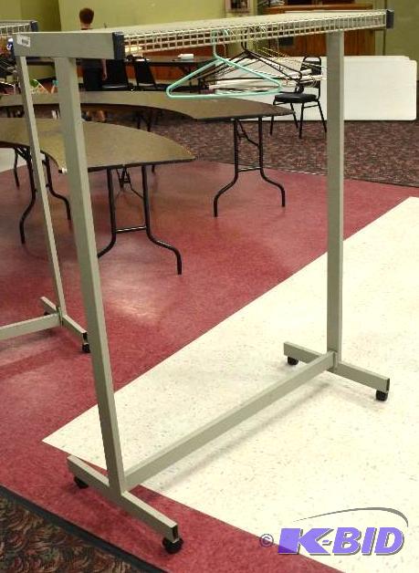 lot 218 image: Coat rack. 4 w x 18 12" d x 62&quott...