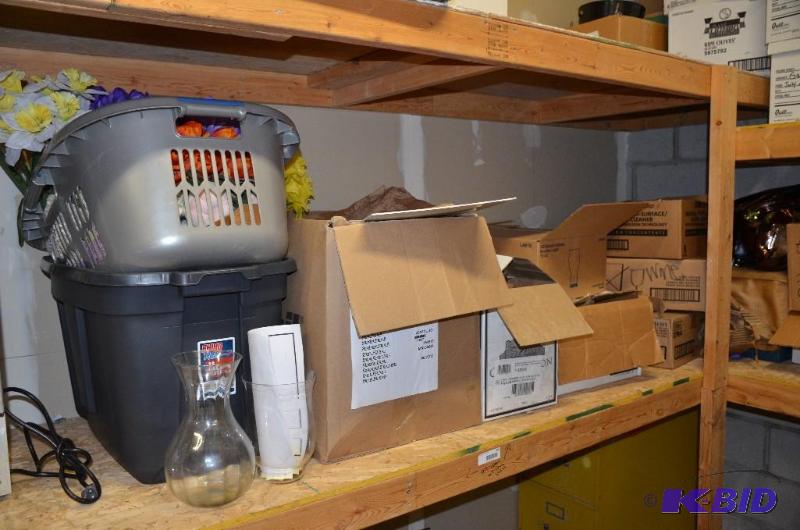 lot 234 image: All items on shelf including > Box of Cra...