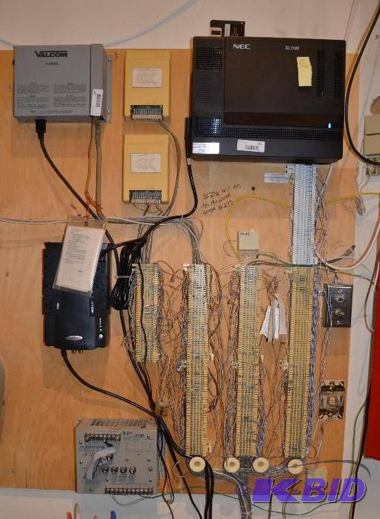 lot 276 image: NEC SL1100 Central Telephone System with Lora...