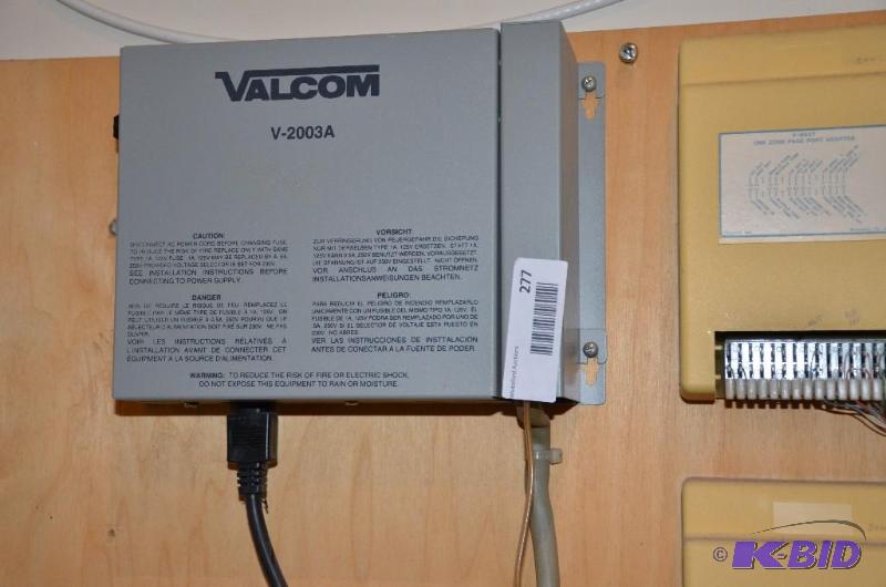 lot 277 image: Valcom V-2003A Listed 46E7&nbspCommercial Au...