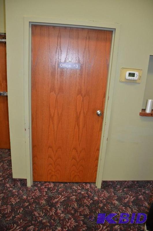 lot 285 image: wood door 20 minute rated fire door (36"...