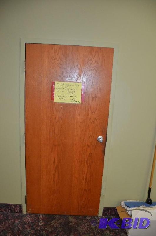 lot 286 image: Warnock Hersey listed 20 min. wood fire door ...