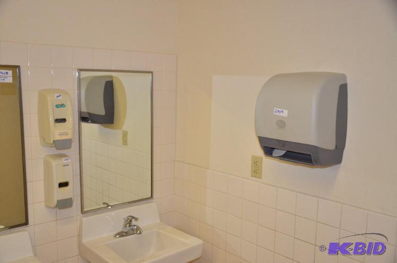 lot 294A image: 2 soap dispensers and 2 paper towel dispenser...