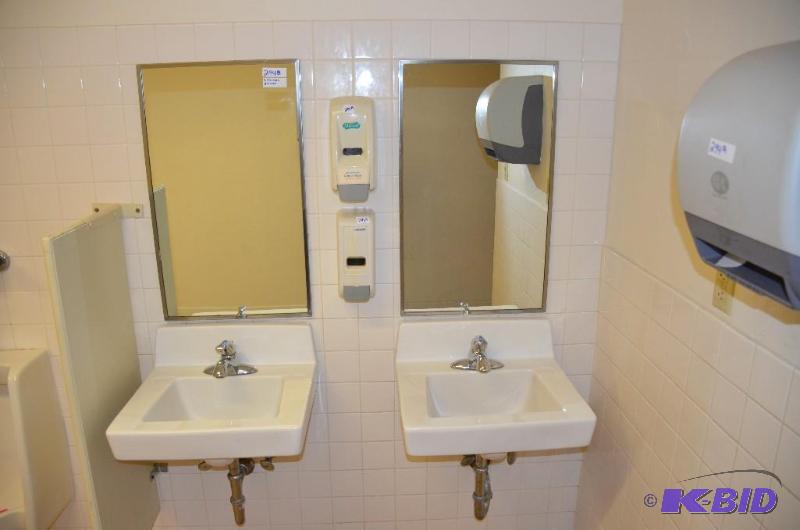 lot 294B image: 2 sinks and 2 mirrors with faucets. Please br...