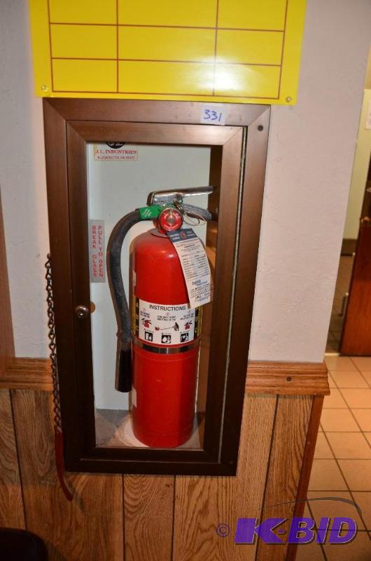 lot 331 image: Tyco Symplex Grinnell fire extinguisher and c...