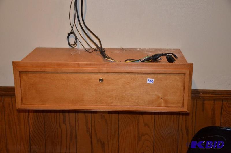 lot 338 image: Wall mounted sound equipment booth 10&quotx1...