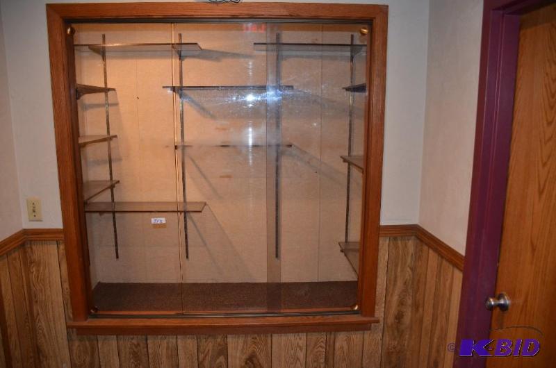 lot 358 image: Display case the trim frame is 60x60" us...