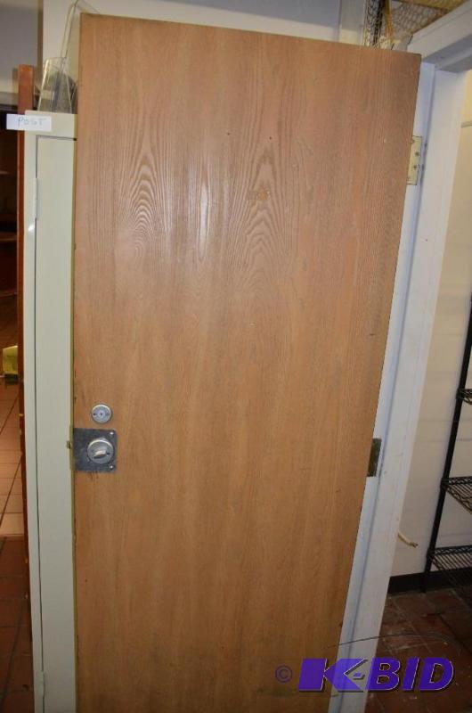 lot 359 image: 30 inch door, lock and frame. The push button...