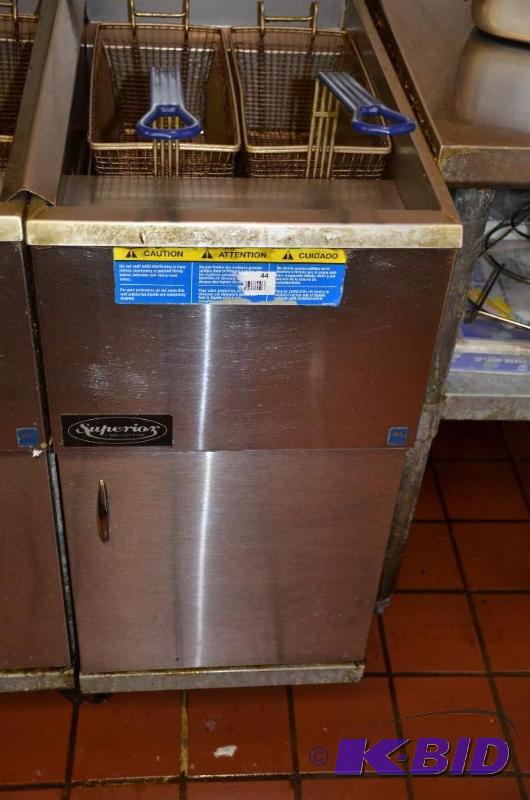 lot 44 image: NSF Superior Stainless steel Deep&nbspFryer....